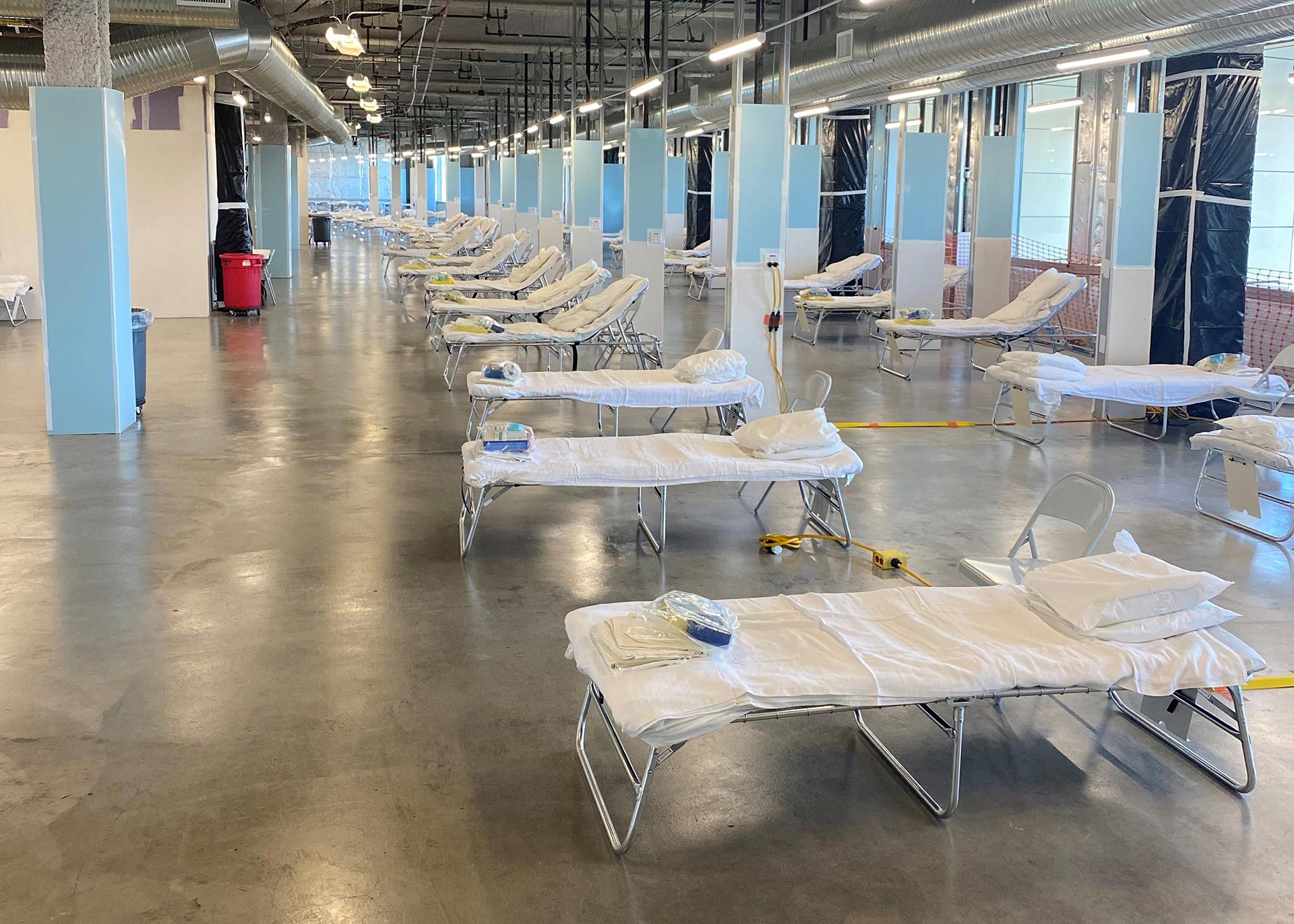 Herman Construction Group Adds 450 Beds to Emergency Field Hospitals in California